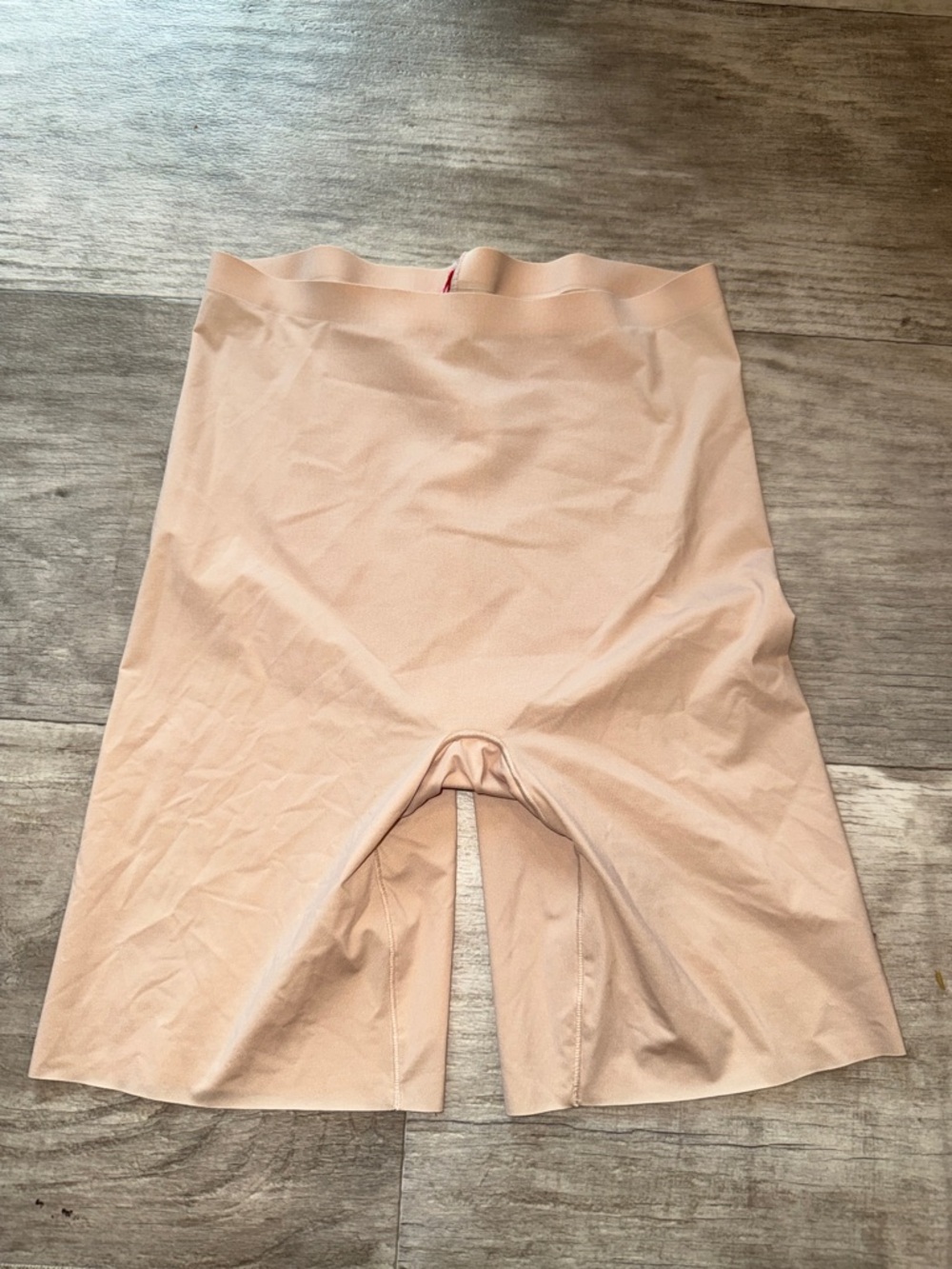 SPANX Nude High-Waist Shaping Shorts